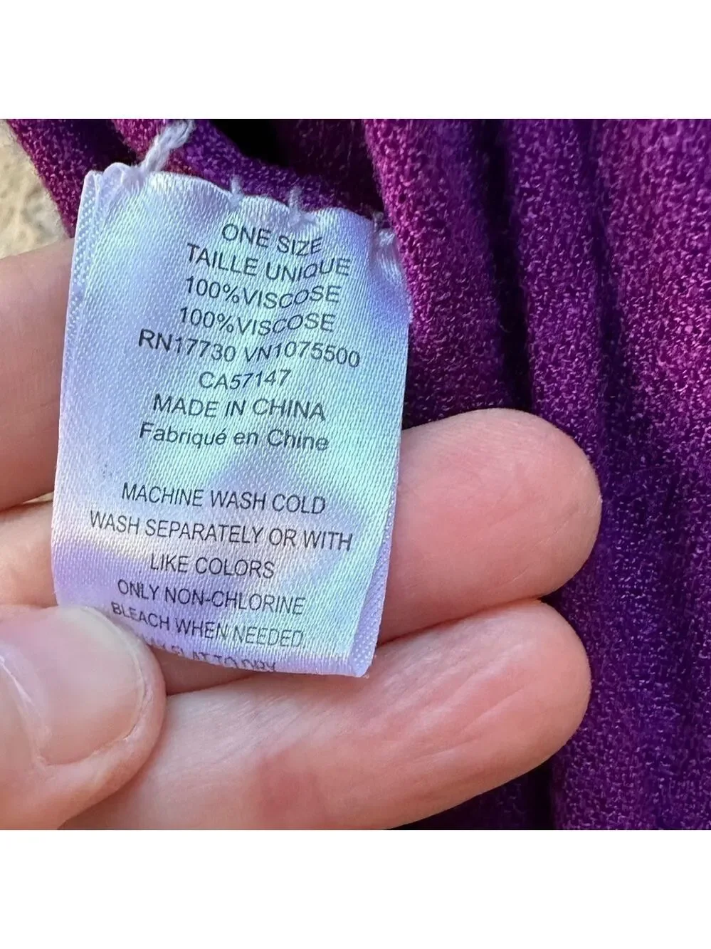 N/A purple tasseled